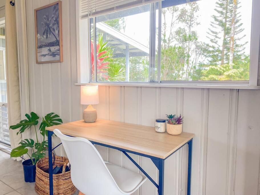 Monstera Bungalow, Spacious, King Bed, Big Kitchen Keaau ภายนอก รูปภาพ