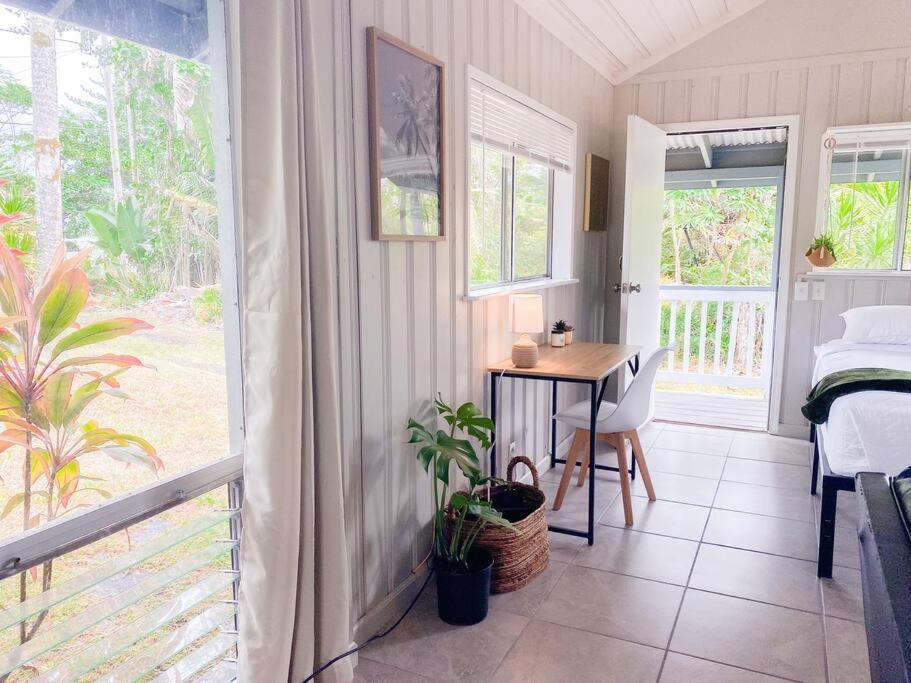 Monstera Bungalow, Spacious, King Bed, Big Kitchen Keaau ภายนอก รูปภาพ